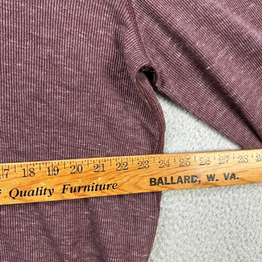 Sonoma Sweatshirt Crewneck Mens 2xl Maroon Supersoft Thermal Knit Sweater New — image 6 of 8